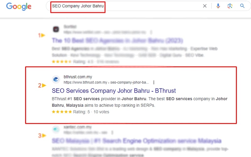 SEO Company Johor Bahru