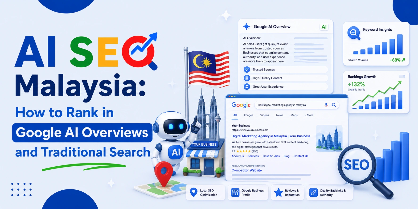 AI SEO Malaysia: How to Rank in Google AI Overviews and Traditional Search