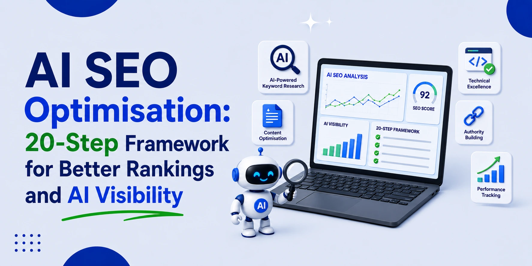 AI SEO Optimisation: 20-Step Framework for Better Rankings and AI Visibility